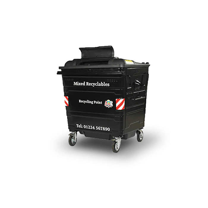 Galvanised Wheelie Bins