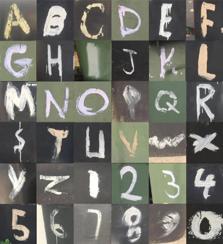 A New Font Has Been Created from Letters Scrawled on Bins