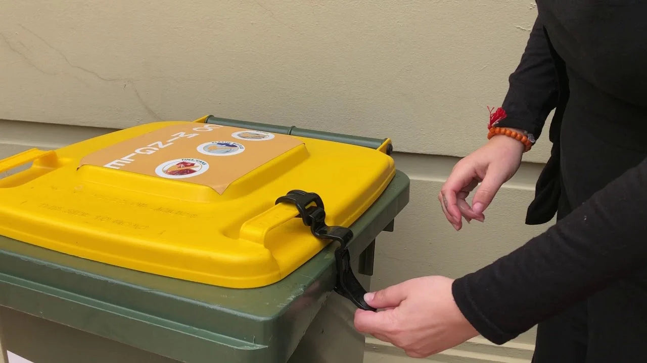 Wellington Council Gives Out Wheelie Bin Clips to Stop Recycling Blowi