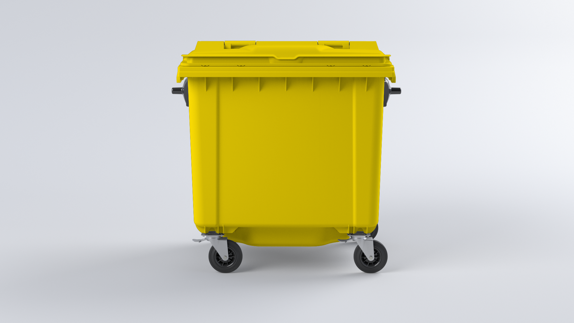 Yellow Wheelie Bins All Sizes Available Manufactured in the UK