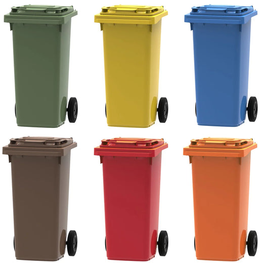 28 x 120 Litre Wheelie Bins in any Colour (Pallet Quantity)