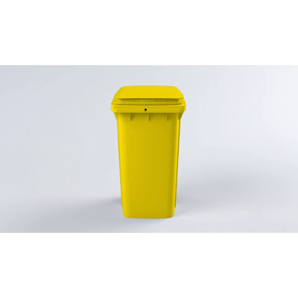 Yellow Wheelie Bins All Sizes Available Manufactured in the UK
