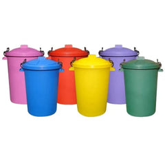 60 x 85 Litre Clip On Lid Dustbins – Pallet Quantity