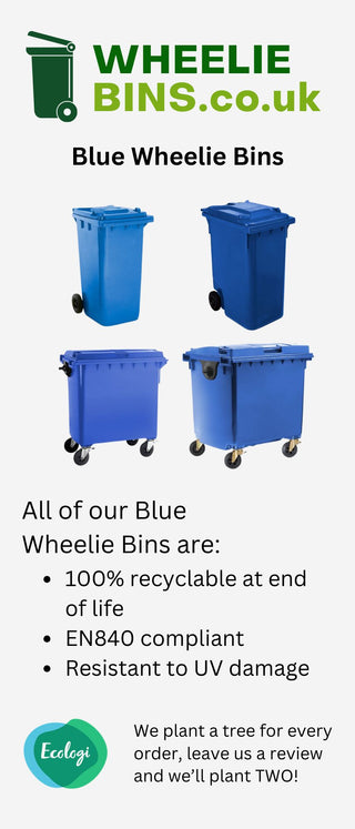 Blue Wheelie Bins
