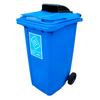 240 Litre Wheelie bin with Paper Hood Aperture