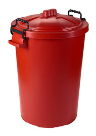 60 x 85 Litre Clip On Lid Dustbins – Pallet Quantity