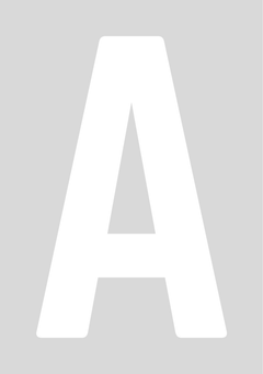 Classic Wheelie Bin Letters - A-E