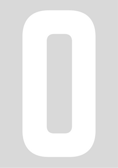 Classic Wheelie Bin Numbers - 0-9