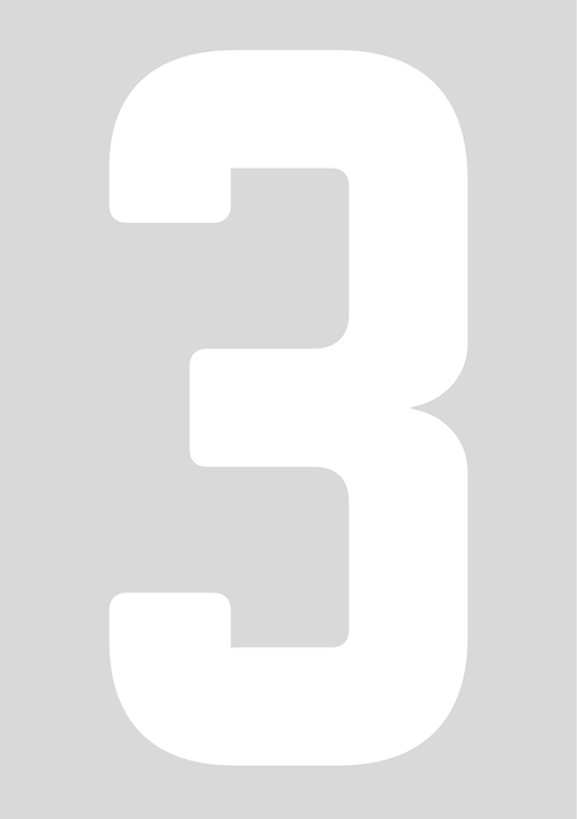 Classic Wheelie Bin Numbers - 0-9