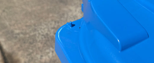Blue 240 Litre Wheelie Bin - Reduced to Clear