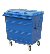 1280 Litre Metal Wheelie Bin