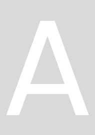 Modern Wheelie Bin Letters - A-E