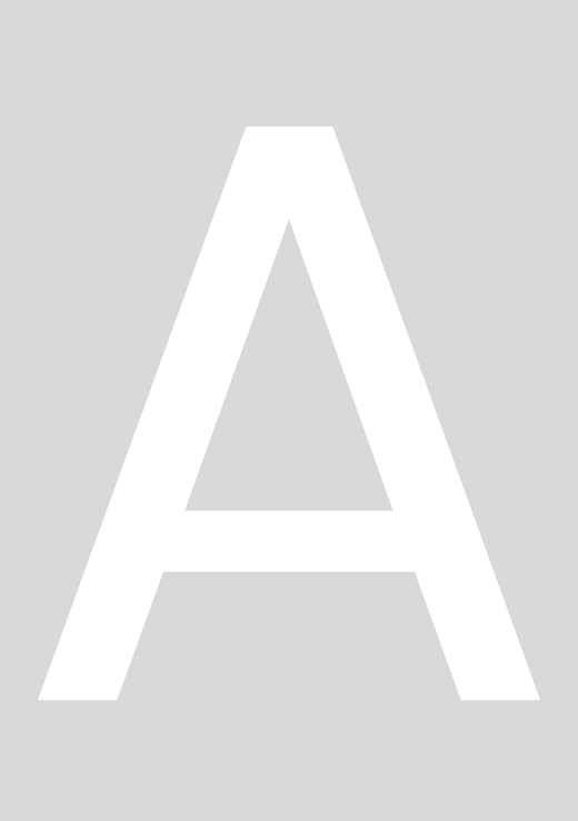 Modern Wheelie Bin Letters - A-E