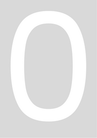 Modern Wheelie Bin Numbers - 0-9