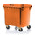 Orange 1100 Litre Wheelie Bin - With Lock - Reduced To Clear