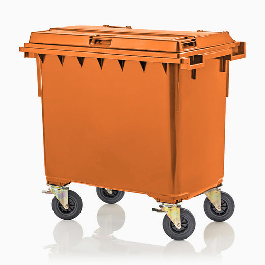 4 x 660 Litre Wheelie Bins in any Colour (Pallet Quantity)