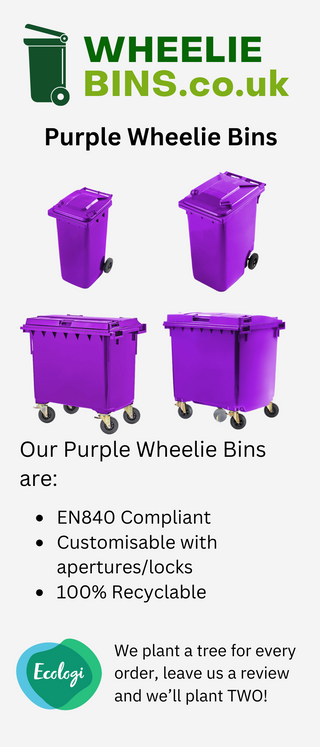 Purple Wheelie Bins