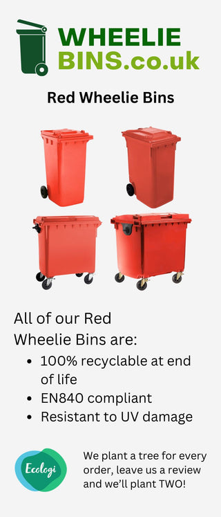 Red Wheelie Bins