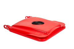 Bottle Recycling 120 Litre Wheelie Bin With Rubber Push Flaps