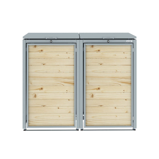 Sherwood Timber Slatted Wheelie Bin Storage