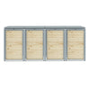 Sherwood Timber Slatted Wheelie Bin Storage