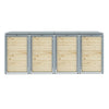 Sherwood Timber Slatted Wheelie Bin Storage