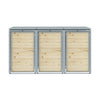 Sherwood Timber Slatted Wheelie Bin Storage