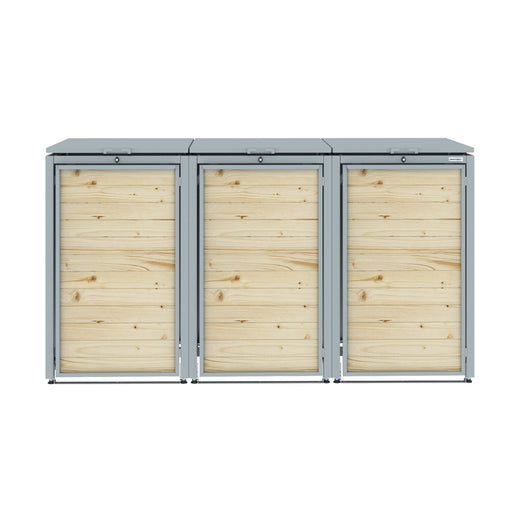 Sherwood Timber Slatted Wheelie Bin Storage