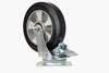 Braked Heavy Duty 200 mm Aluminium Centred Castor and Plate - 350 kg