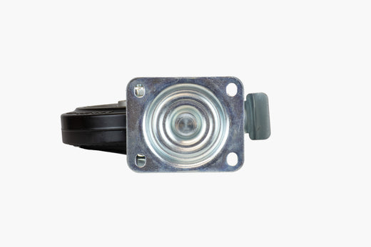 Braked Heavy Duty 200 mm Aluminium Centred Castor and Plate - 350 kg