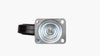 Unbraked Heavy Duty 200 mm Rubber Swivel Castor and Plate - 350 kg