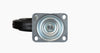 Unbraked 200 mm Rubber Swivel Castor and Plate - 205 kg