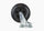 Unbraked 200 mm Rubber Swivel Castor and Plate - 205 kg