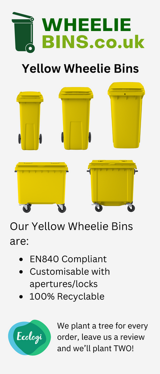 Yellow Wheelie Bins