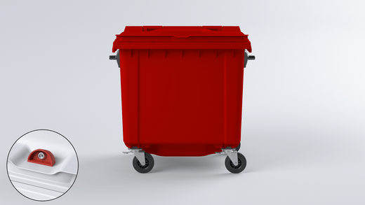 1100 Litre Wheelie Bin